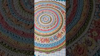 Mandala Afghan Kits 1 thu 4 from Annies Kit Club [upl. by Kellsie93]