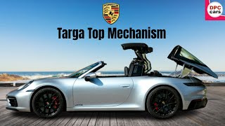 Porsche 911 Targa 4 and Targa 4S Top Mechanism  992 [upl. by Arhsub]