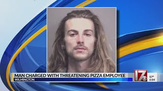 NC man upset at wait time for food storms out of restaurant threatens employee with knife [upl. by Ylicic909]