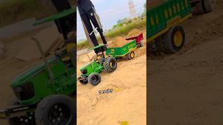 John Deere 5050d vs 2 trolley 💪💪🔥🔥johndeere tochanking [upl. by Finella]