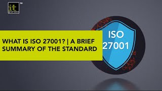 What is ISO 27001  A Brief Summary of the Standard [upl. by Auhesoj]