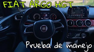 FIAT ARGO HGT  PRUEBA DE MANEJO [upl. by Donelson559]