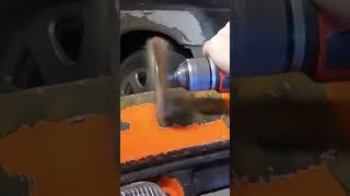 Car Bumper  Removing Paint With Angle Grinder [upl. by Gauthier]