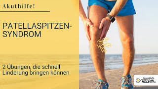 Schnellhilfe bei Schmerzen mit Patellaspitzensyndrom isometrisches Training [upl. by Saibot371]