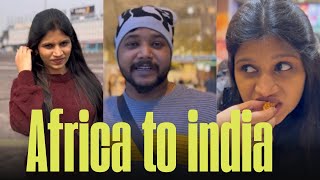 ✈️GOING INDIA AFTER 1 YEAR 🥹AFRICA🇿🇦TO INDIA 🇮🇳 TRAVEL VLOG 24Hrs JourneyKKTcouple [upl. by Anastasia]