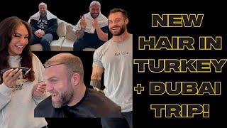 Hair Transplant with CBUM  Dubai trip with RAW Nutrition  Iain Valliere [upl. by Yonita113]