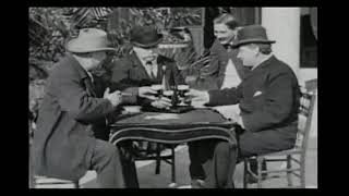 A Game of Cards in 1895  Lumiere Brothers films Vintage Old Silent film [upl. by Netsrik578]