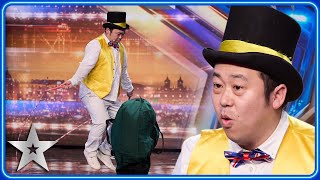 Bikoon has Judges LOLing as they perform with BAG  Auditions  BGT 2024 [upl. by Tonry]