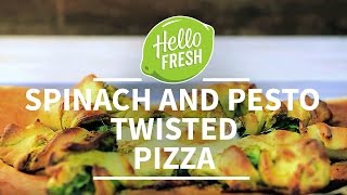 Spinach and Pesto Twisted Pizza [upl. by Sorkin]