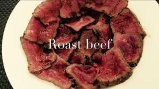 How to make basic roast beef 誰でも作れるローストビーフ [upl. by Romelle844]