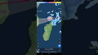 Tropical Cyclone Chido tropicalcyclone chido rainsforecastalert weatherupdate shorts zoomearth [upl. by Killion610]