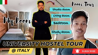 Student Hostel in Italy  2024  How Indian Students Live In Italy  University Hostel in italy [upl. by Niwrad917]