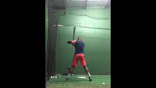 Kieran Powell in the batting cage [upl. by Miguel95]