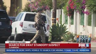 UPDATE Search Continues For SWAT Standoff Suspect [upl. by Adai198]