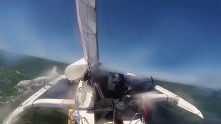 Double Handed Farallones Race 2016  Corsair 31R Trimaran  Team Trident [upl. by Anderegg]