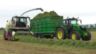 Silage 2018 Dennehy Agri Contractor [upl. by Nueovas]