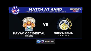 PSL PRESIDENTS CUP 2024  DAVAO OCCIDENTAL TIGERS VS NUEVA ECIJA CAPITALS  DECEMBER 2 2023 [upl. by Ahsilra615]