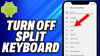 How To Turn Off Split Keyboard On Android 2024  Easy Fix [upl. by Grizel]