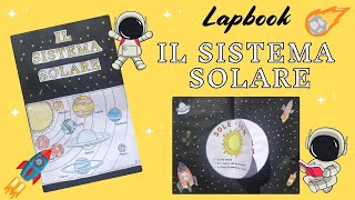 LAPBOOK IL SISTEMA SOLARE videotutorial diy solarsystem [upl. by Romano]