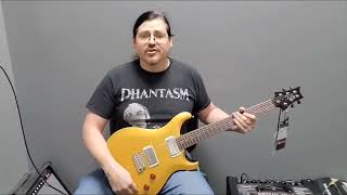 Demo of the new PRS SE DGT David Grissom Gold Top [upl. by Ardle]