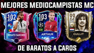 🔥 LOS MEJORES MEDIOCAMPISTAS QUE DEBES TENER EN FIFA MOBILE  CARTAS BRUTALES DE BARATOS A CAROS [upl. by Zolner]