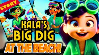 Kala’s BIG DIG at the Beach [upl. by Osnofledi]