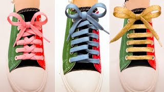 How To Tie Shoelaces  Shoes Lace Styles to fasten Tie Your Shoes Ep1 [upl. by Pip143]