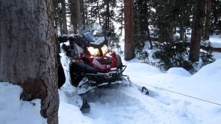 2010 skidoo expedition 1200 warn winch [upl. by Odille129]