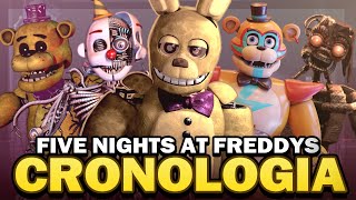 CRONOLOGIA DE FIVE NIGHTS AT FREDDYS  FNaF Historia Completa 2023 [upl. by Domonic]