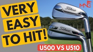 Titleist U500 VS Titleist U510 Utility Irons  Review [upl. by Elicec]