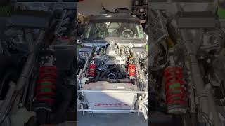 Insane powertrain design Evil Twin Mustang behind the wide body [upl. by Tadeas382]