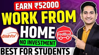 Earn Rs 52000🔥🔥Work from Home Jobs No Experience 2024 Online Jobs at Home Part Time Jobs Students [upl. by Nnaeed]