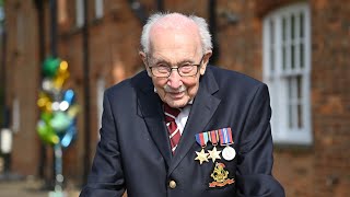 99jähriger Kriegsveteran sammelt 12000000 Pfund Spenden für das britische Gesundheitssystem [upl. by Jerrylee]