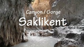 TURKEY Saklikent Canyon Mugla province [upl. by Riatsala]