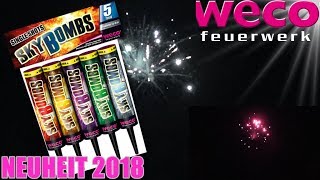 Die neuen Weco Bombenrohre Sky Bombs  Neuheit 2018 HD [upl. by Westbrooke]