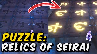 Relics of Seirai Island Puzzle Solution  Genshin Impact [upl. by Anavrin]