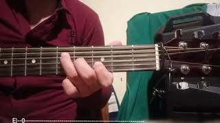 Luto en mi Alma  Los Terricolas guitarra con tabs intro [upl. by Ciel]