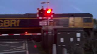 Rowston Level Crossing Lincolnshire Monday 16102023 [upl. by Aneekas]