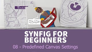 Synfig for beginners 08  Predefined Canvas Settings [upl. by Noiramaj164]