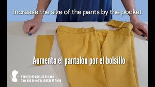 Aumenta de talla el pantalón por el bolsillo [upl. by Analra556]