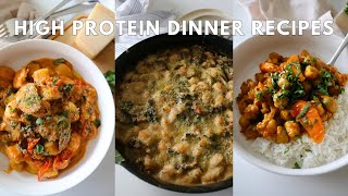 HIGH PROTEIN DINNER RECIPES 🍂 [upl. by Brenna]