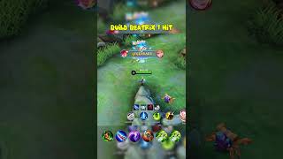 Build Beatrix one hit mobilelegends mlbb funnyvideo mlbbcreatorcamp mobilelegendsbangbang [upl. by Ogren]