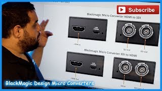 BlackMagic Design Micro Converters  Converting From SDI to HDMI or HDMI to SDI [upl. by Wawro]