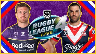 CAN THE MELBOURNE STORM BEAT THE ROOSTERS ON RLL4 DESPITE CRAZY MUNSTER ERROR ROUND 7 [upl. by Egidius]