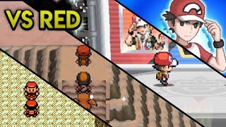 Evolution of Pokemon Trainer Red Battles 2000  2017 [upl. by Ahsaet]