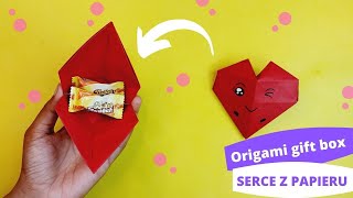 💖 SERCE Z PAPIERU 💖 Pudełko Na Prezent  Zrób To Sam  Mini Heart Gift Box Paper Craft [upl. by Maharva]