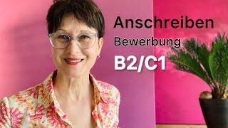 Anschreiben für Bewerbung  Ausbildung Energie u Gebäudetechnik  B2C1  Deutsch lernen [upl. by Geraud422]