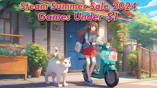 Games Under 1 Steam Summer Sale 2024 [upl. by Hafler]