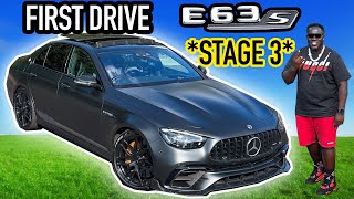 FIRST DRIVE IN MY NEW E63S STAGE 3 FINAL EDITION 1 OF 999 [upl. by Aehtorod]