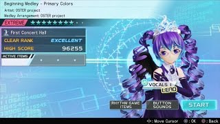 Beginning Medley  Primary Colors Extreme Perfect  Hatsune Miku Project Diva X [upl. by Eldridge134]